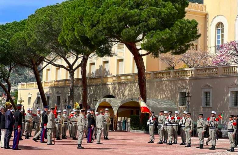 Prince Albert II attends White Képis Ceremony