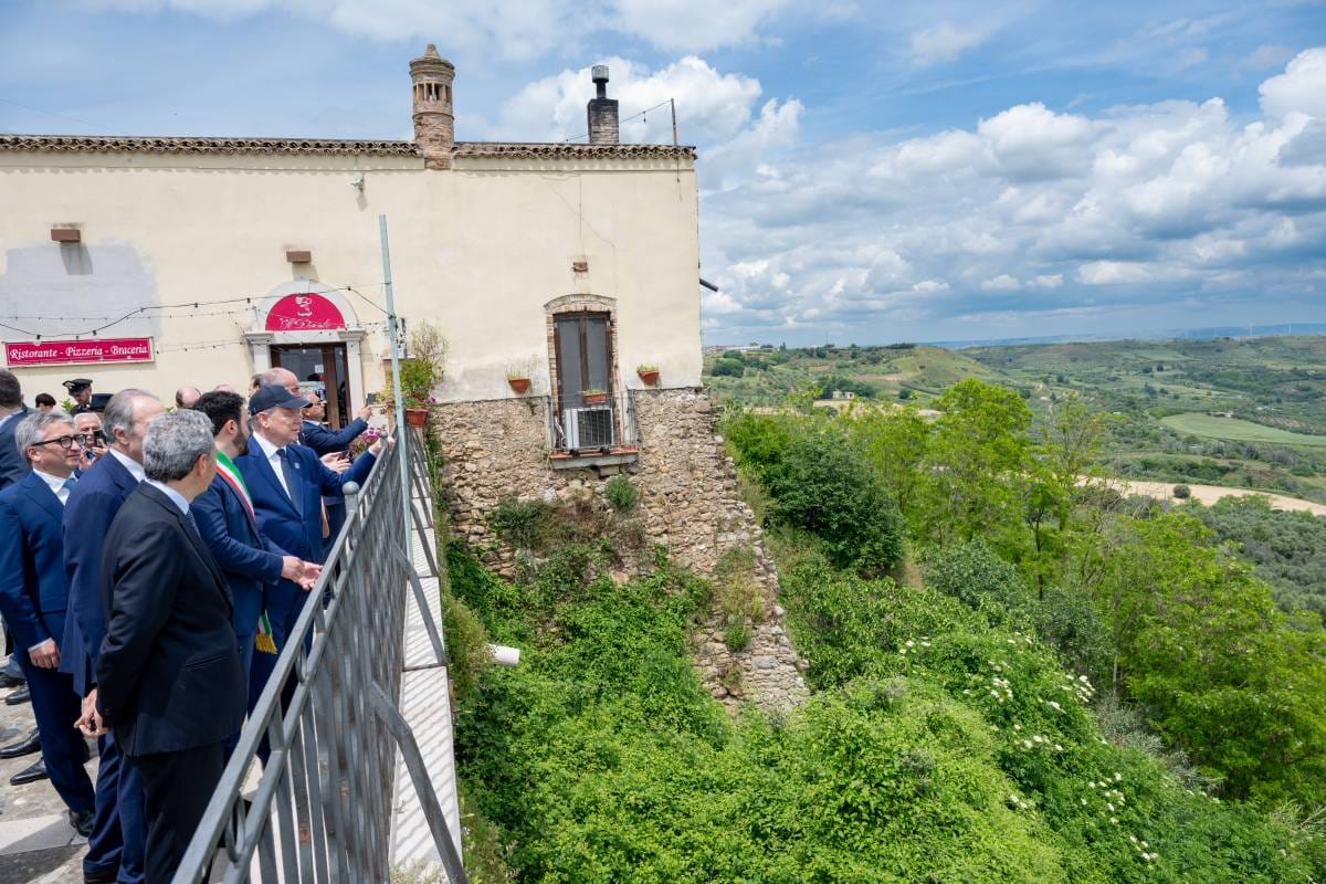Prince Albert II makes Historic Visit to Pompeii