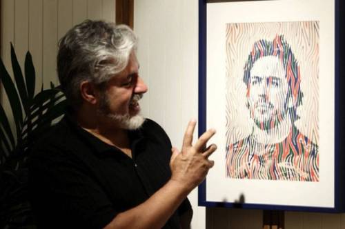 Formula 1 Icons Exhibition by acclaimed artist Marcos Marín