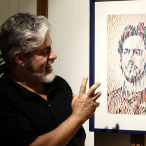 Formula 1 Icons Exhibition by acclaimed artist Marcos Marín