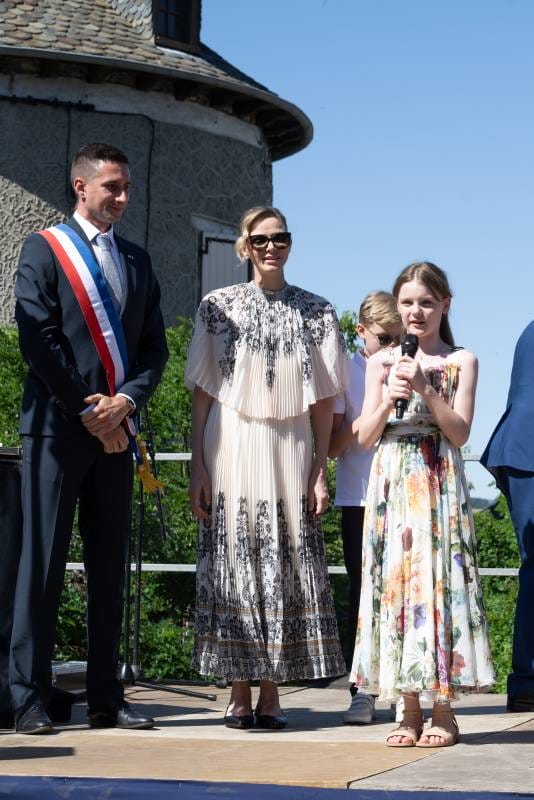 Princess Gabriella is honoured in Carladès