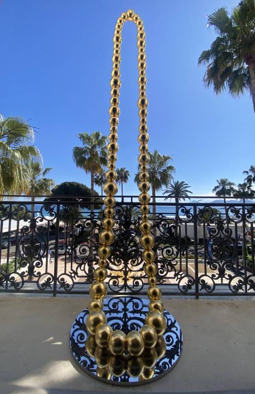 Othoniel's Pearls of Light at the Malmaison in Cannes
