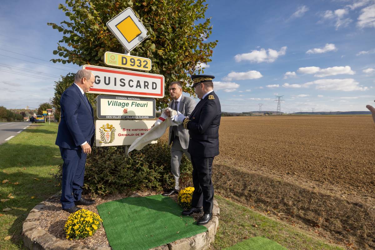 Prince Albert II makes Historic visit to Guiscard and Chantilly