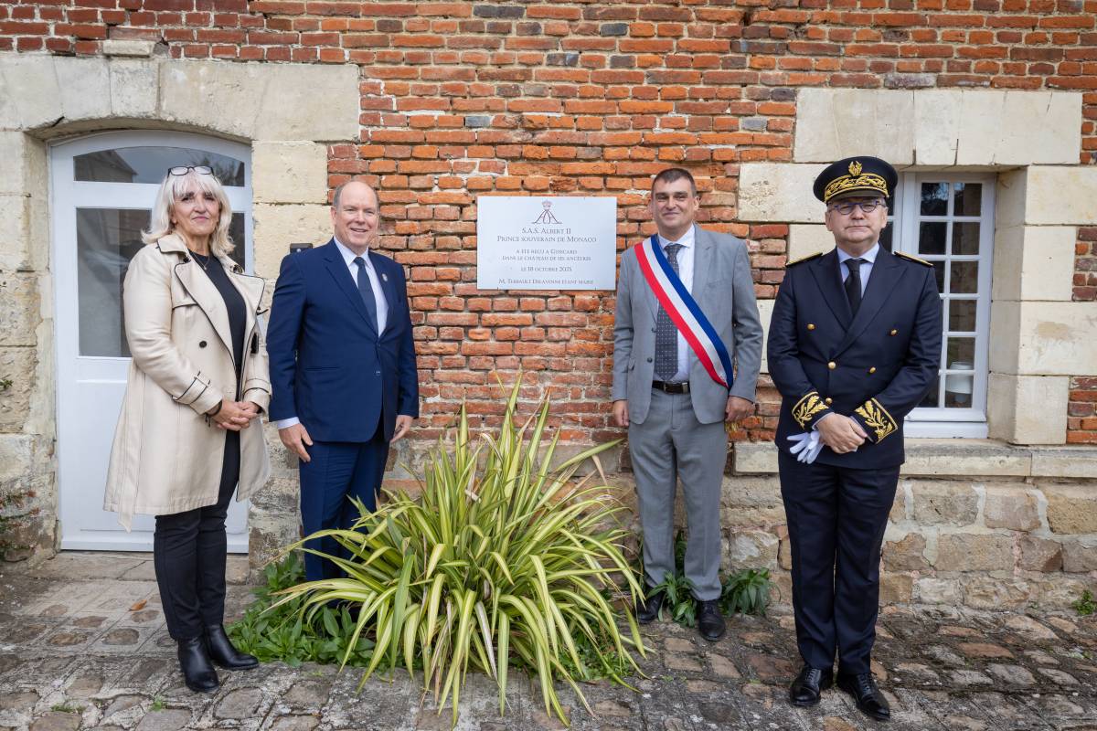 Prince Albert II makes Historic visit to Guiscard and Chantilly