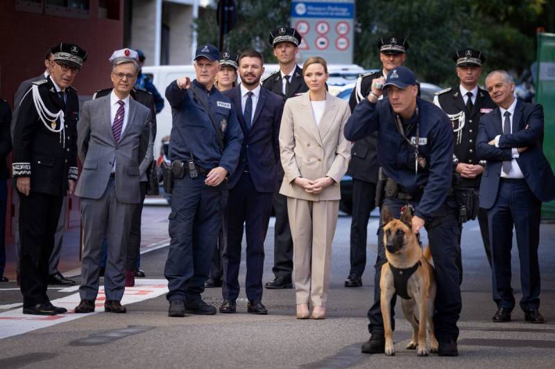 Princess Charlene Attends the Presentation of Monaco’s New Police Dog Unit