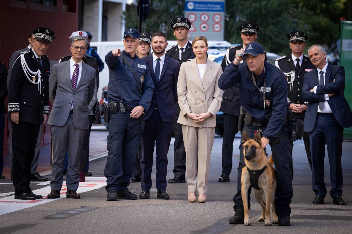Princess Charlene Attends the Presentation of Monaco’s New Police Dog Unit