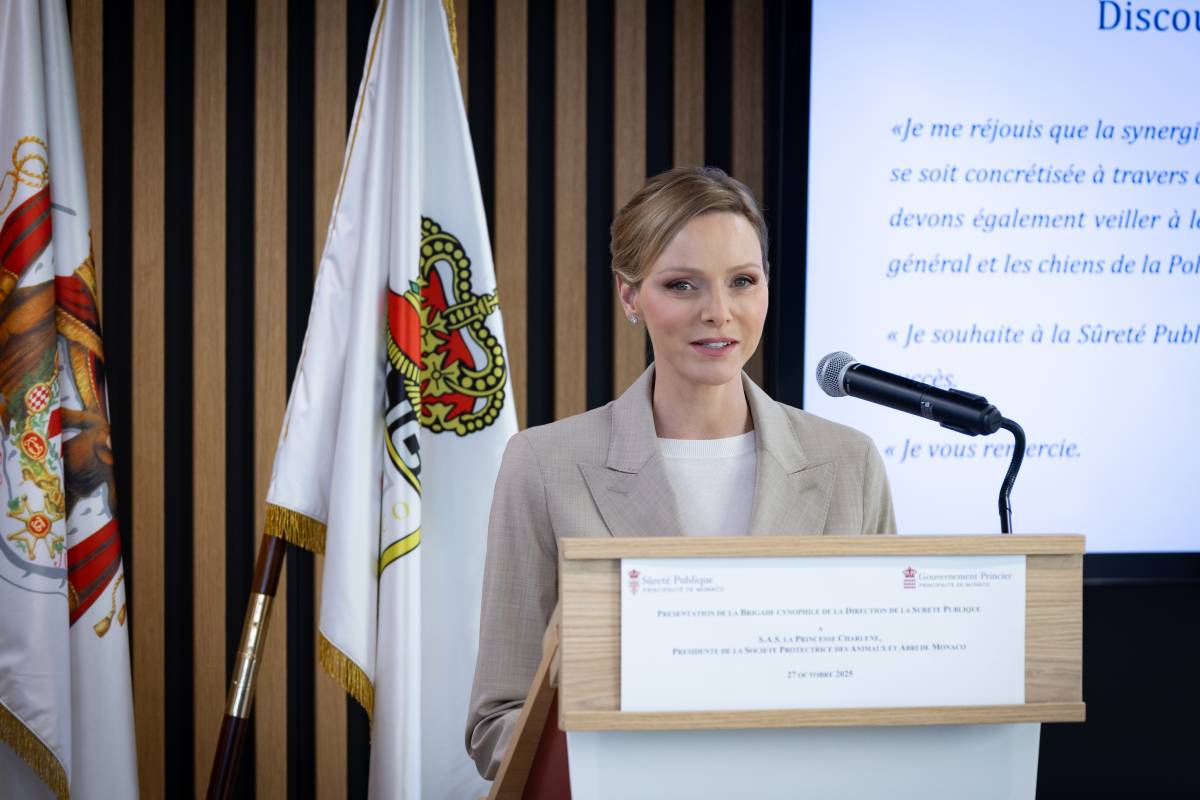 Princess Charlene Attends the Presentation of Monaco’s New Police Dog Unit