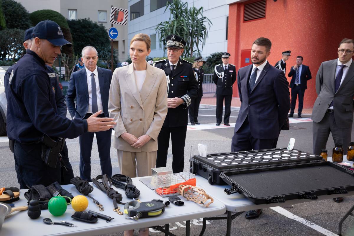 Princess Charlene Attends the Presentation of Monaco’s New Police Dog Unit