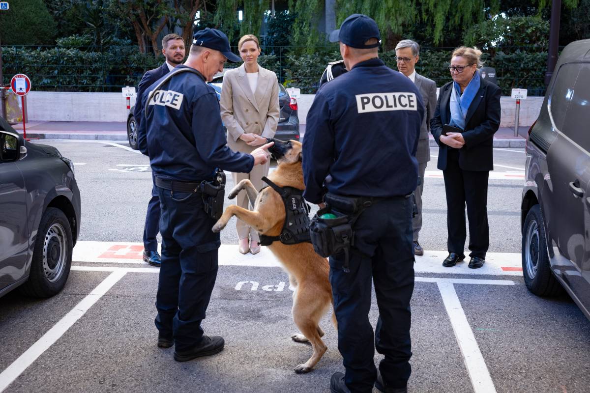 Princess Charlene Attends the Presentation of Monaco’s New Police Dog Unit