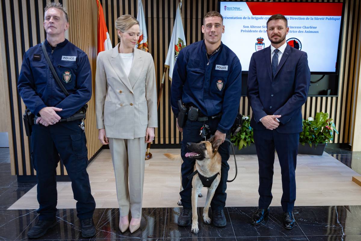 Princess Charlene Attends the Presentation of Monaco’s New Police Dog Unit