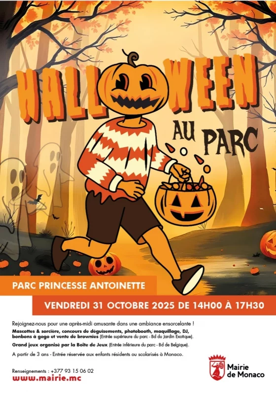Monaco City Hall invites you to a bewitching afternoon at Princess Antoinette Park