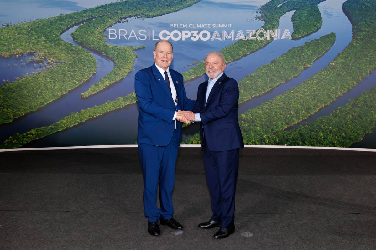 Prince Albert II speaks at COP 30 in Brazil