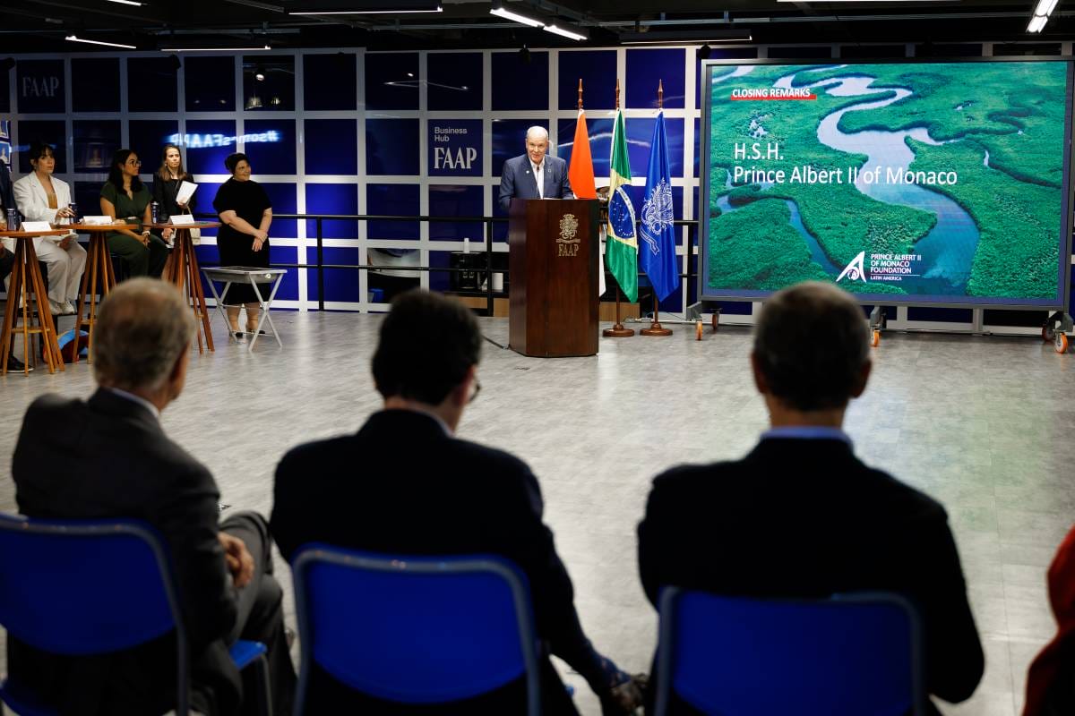 Prince Albert II speaks at COP 30 in Brazil