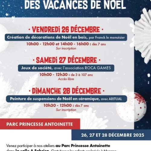 Christmas Holiday Workshops