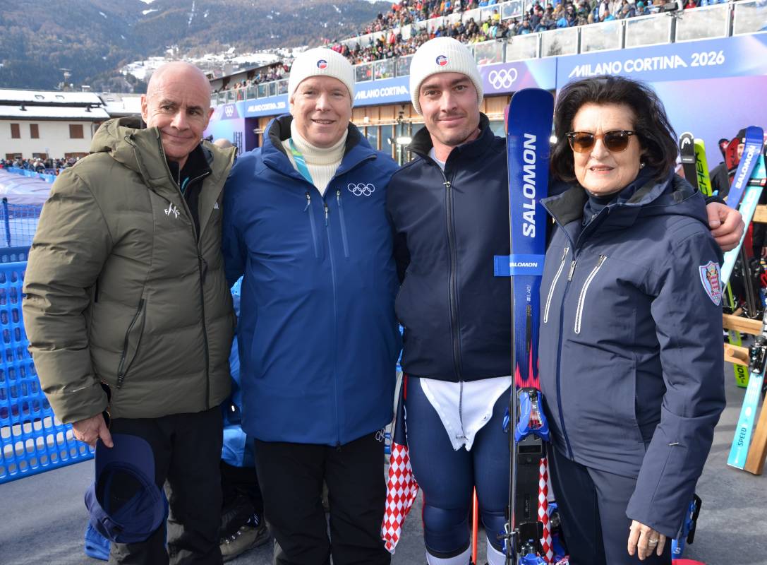 Under Prince Albert II’s Gaze, Alessandria Takes on the Stelvio in an Olympic Test of Nerve