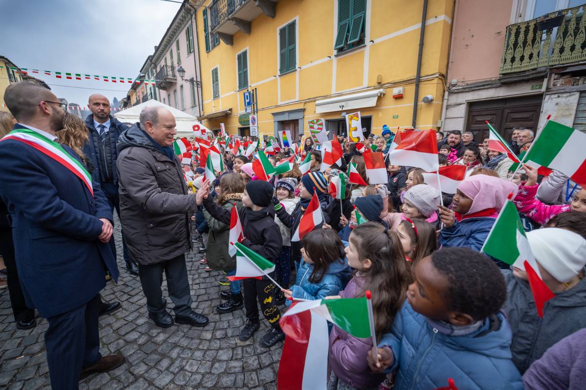 Prince Albert II makes Historic Trip to Italy