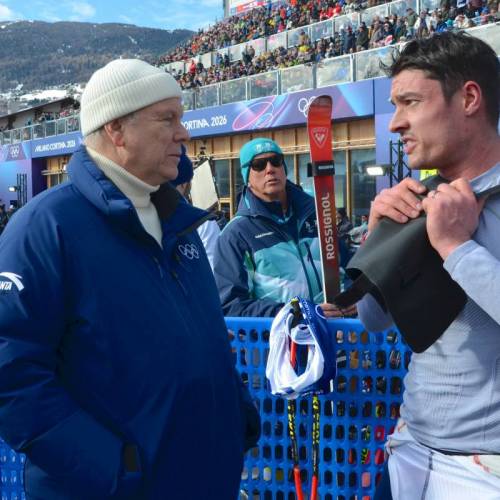 Under Prince Albert II’s Gaze, Alessandria Takes on the Stelvio in an Olympic Test of Nerve