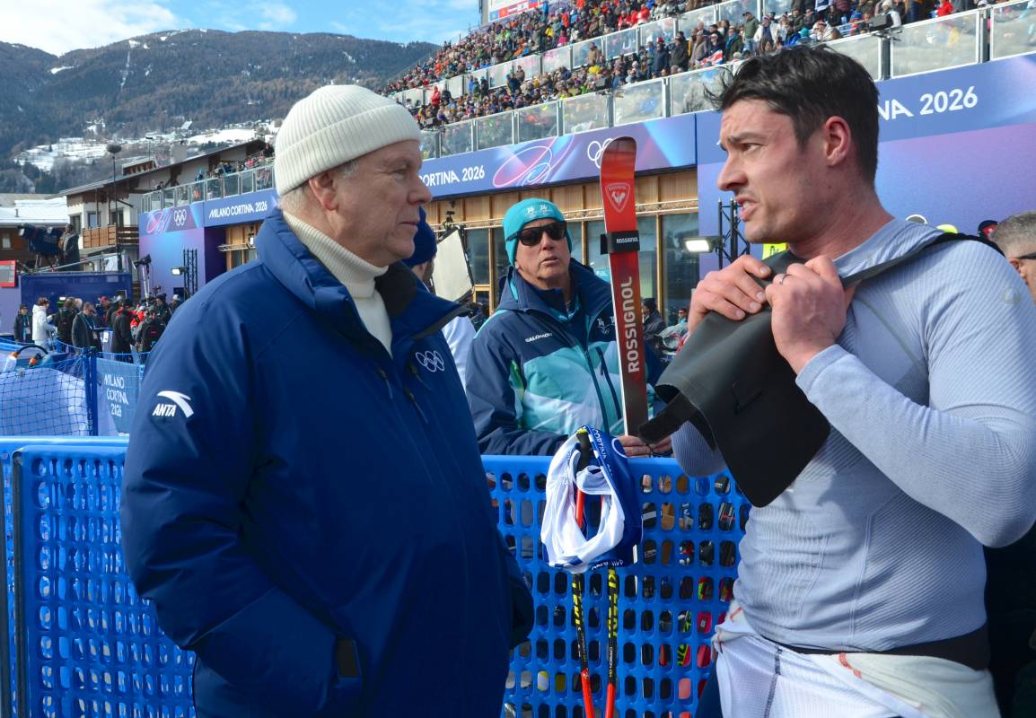 Under Prince Albert II’s Gaze, Alessandria Takes on the Stelvio in an Olympic Test of Nerve