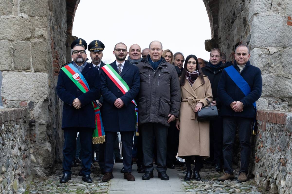Prince Albert II makes Historic Trip to Italy