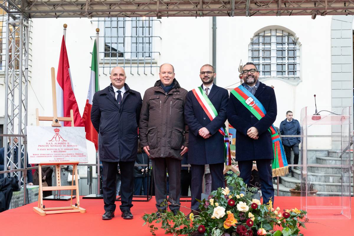 Prince Albert II makes Historic Trip to Italy