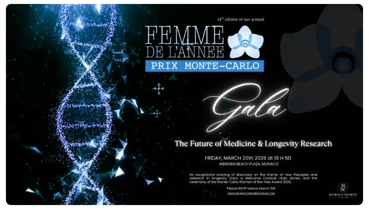 Gala Dinner for Monte-Carlo Woman of the Year Award 2026