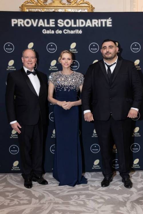 Prince Albert II and Princess Charlene attend Provale Gala in Paris