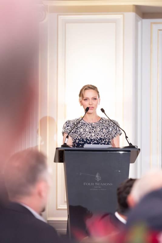 Prince Albert II and Princess Charlene attend Provale Gala in Paris