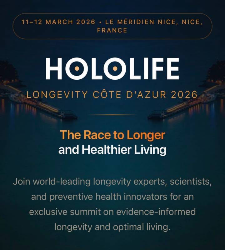 “HOLOLIFE Longevity Côte d’Azur 2026”