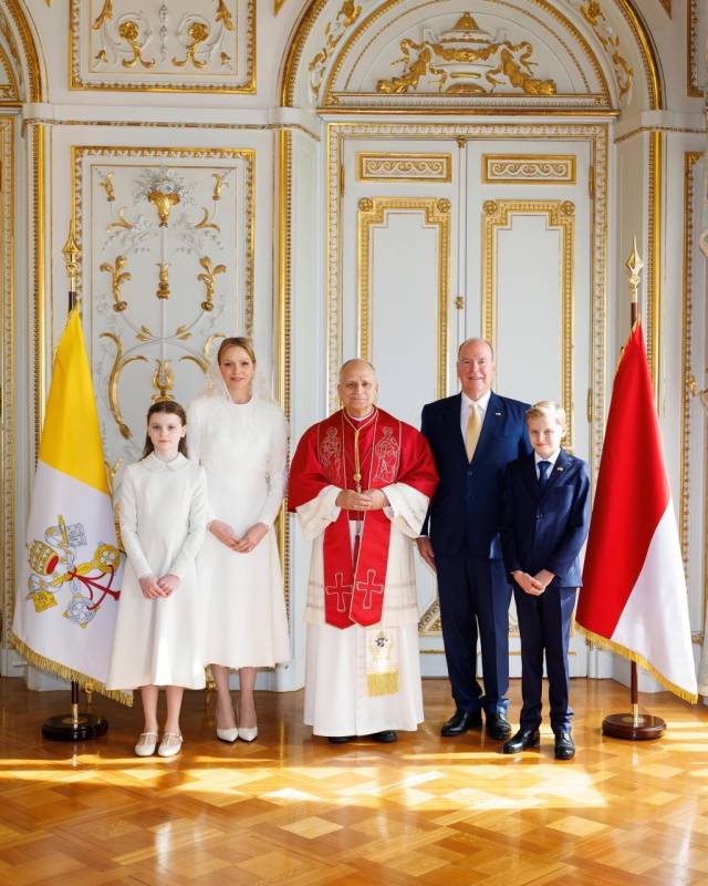Princely Family welcomes Pope Leo XIV to Monaco