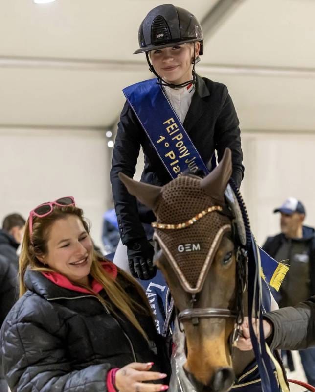 Sofia Aurelia George, Monaco's First-Ever World Champion in Pony Jumping