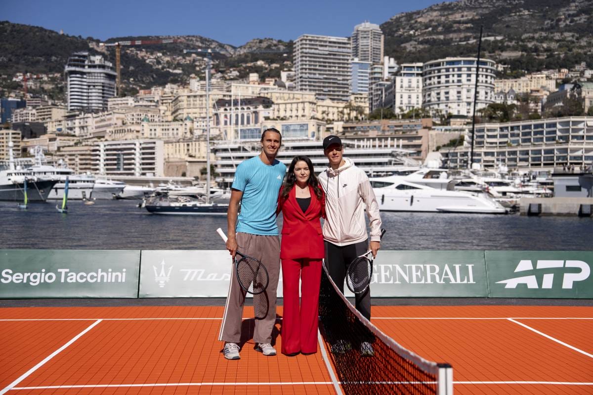 Sinner and Zverev in the heart of the Principality