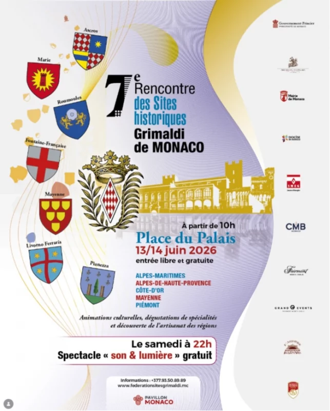 The 7th meeting of Grimaldi historical sites of Monaco