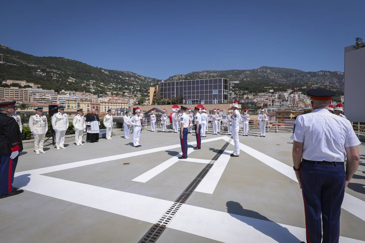 Princess Stephanie Honours Two New Palace Guards