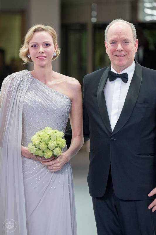 Prince Albert II and Princess Charlène