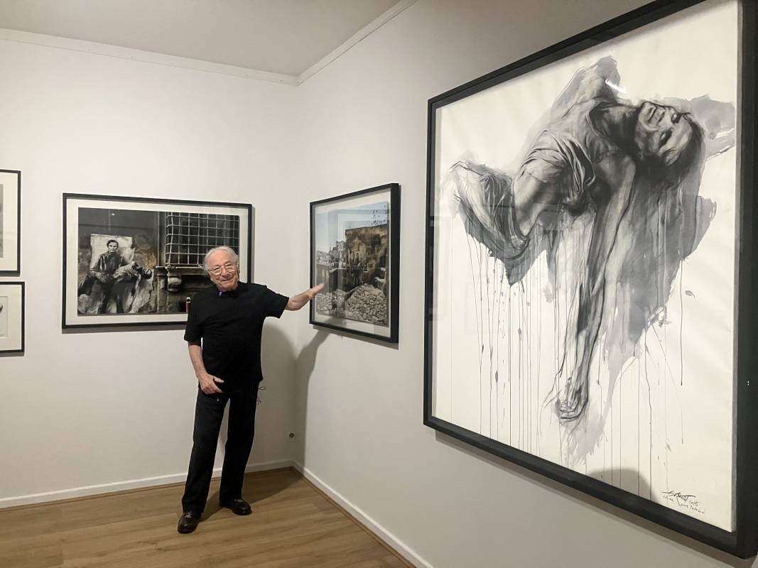 Ernest Pignon-Ernest is taking over the Ziem Museum in Martigues