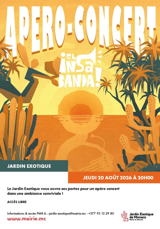 Aperitif-concert at the Exotic Garden