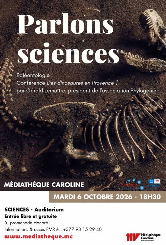 Let's Talk Science – Paleontology – Lecture: "Dinosaurs in Provence?"