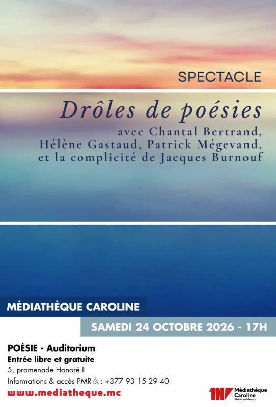 "Drôles de poésies" ("Funny poems") performance