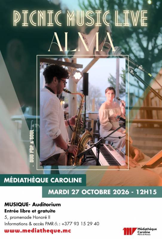Picnic Music Live with the duo ALMA Pop & Soul