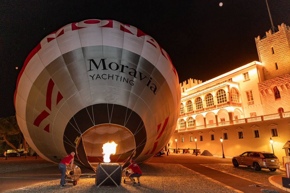 Monaco Moravia Hot-Air Balloon Flies the Flag for the Principality