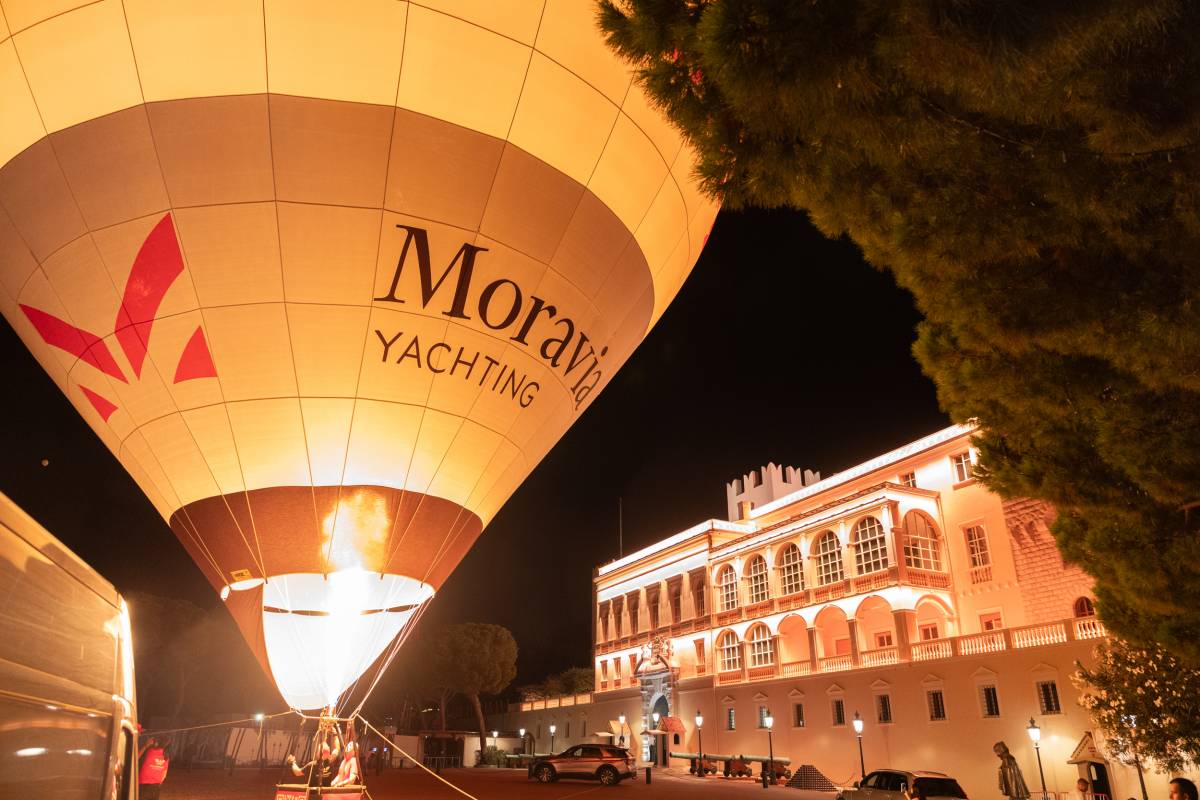 Monaco Moravia Hot-Air Balloon Flies the Flag for the Principality