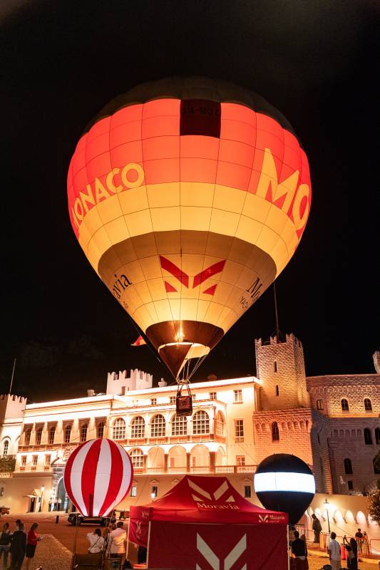 Monaco Moravia Hot-Air Balloon Flies the Flag for the Principality