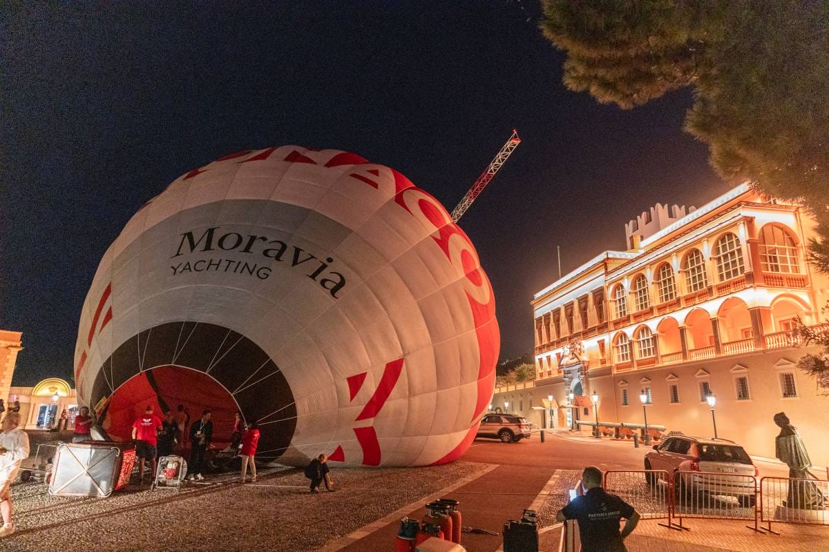 Monaco Moravia Hot-Air Balloon Flies the Flag for the Principality