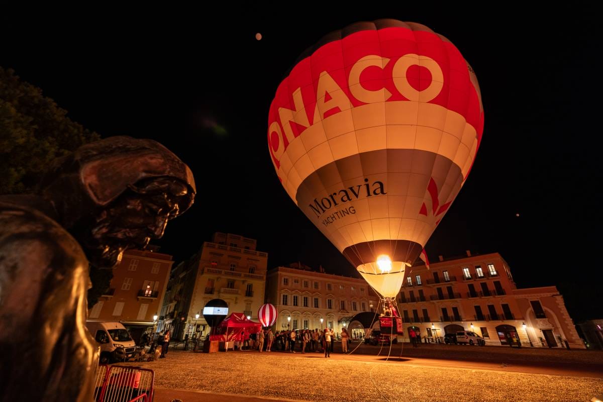 Monaco Moravia Hot-Air Balloon Flies the Flag for the Principality