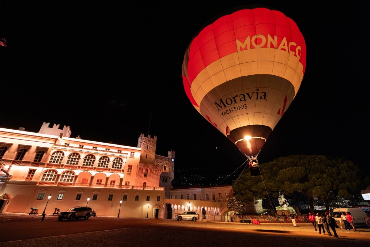 Monaco Moravia Hot-Air Balloon Flies the Flag for the Principality