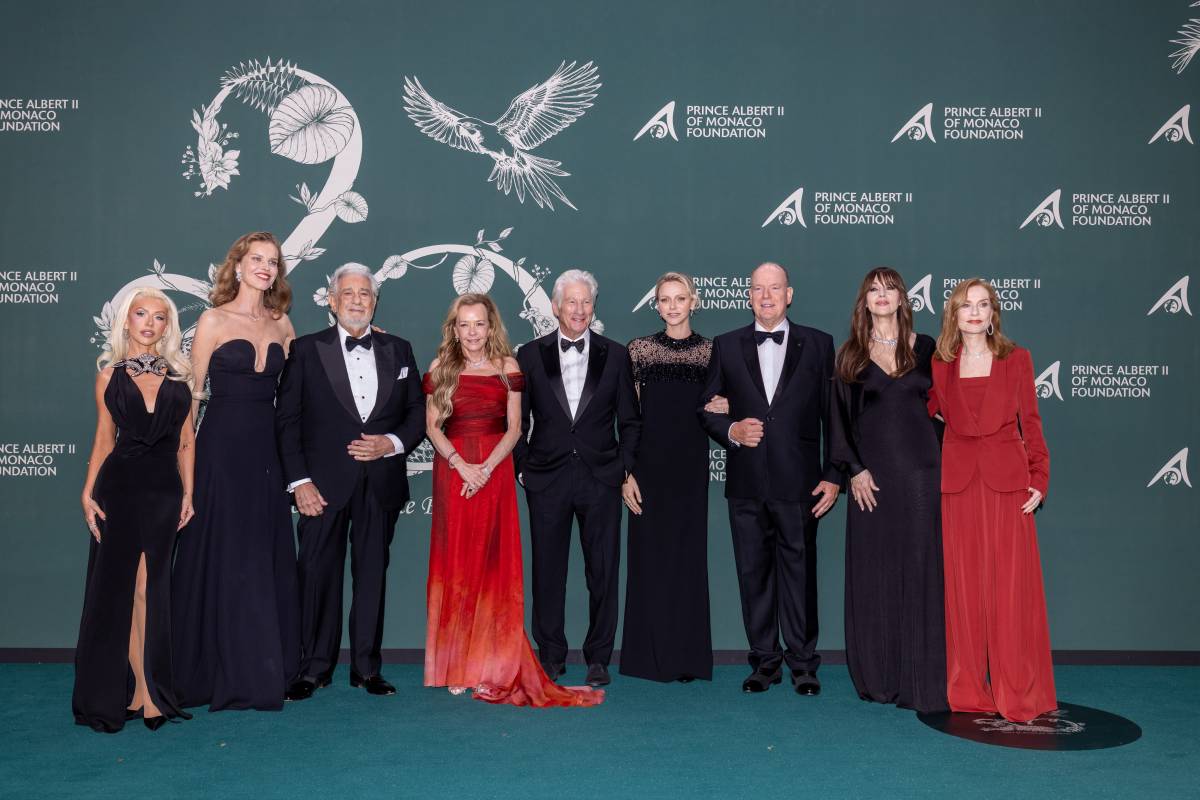 Christina Aguilera, Plácido Domingo, Sister Sledge perform at Prince Albert II Foundation 20th Anniversary Gala