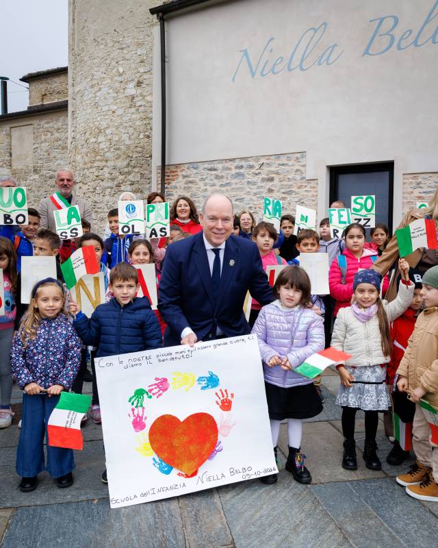 Prince Albert II makes Historic Visit to Piedmont in Italy