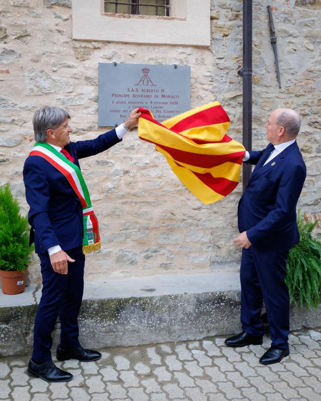 Prince Albert II makes Historic Visit to Piedmont in Italy