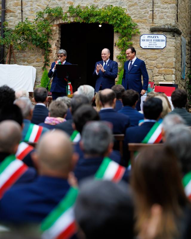 Prince Albert II makes Historic Visit to Piedmont in Italy