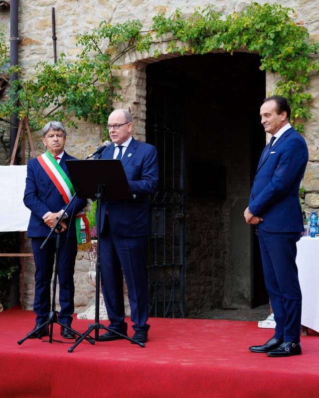 Prince Albert II makes Historic Visit to Piedmont in Italy
